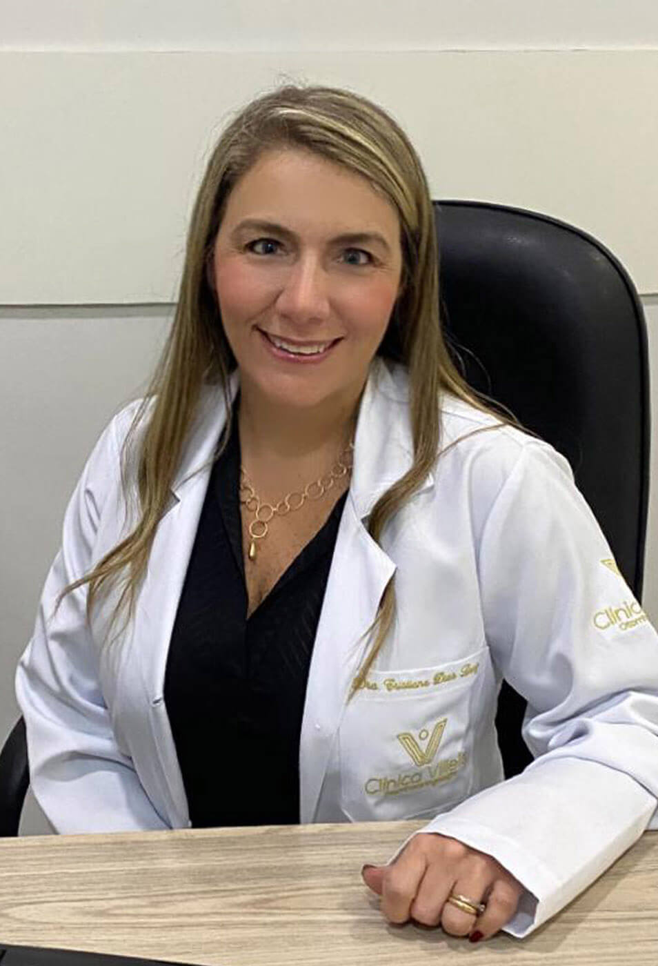 Foto da Doutora Cristiane Passos Dias Levy, Otorrinolaringologista da Clínica Villela